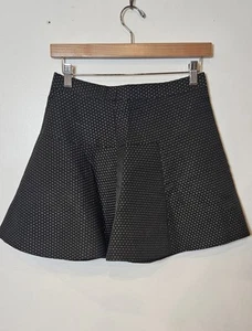Club Monaco Skirt Size 4 Black Mini Skirt Gold Dot - Bild 1 von 8