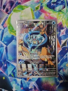 Pokemon Squirtle 148/142 Illustration Rare Stellar Crown - Picture 1 of 6