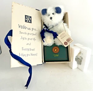 Boyds Bears Beary Tales/Let It Snow #99104V-Bear & Bear Ornament Original Box - Picture 1 of 7