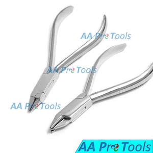 AA Pro: Set of 2 Dental Bird Beak Pliers & Aderer 3 Jaw Pliers Orthodontic - Picture 1 of 3