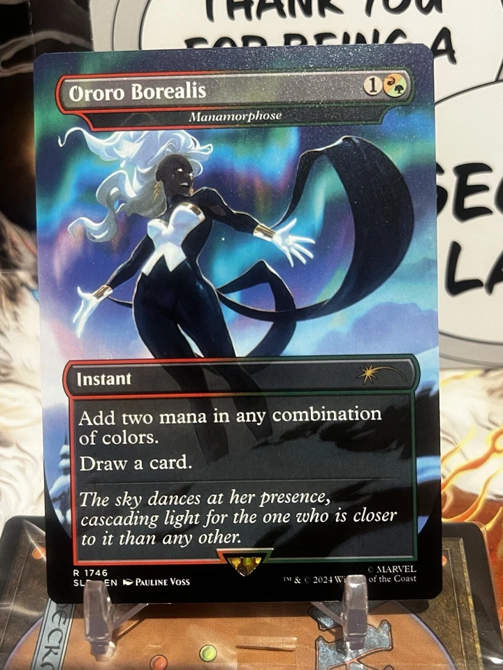 MTG | Ororo Borealis - Manamorphose [Secret Lair Marvel Storm] - NF - Image 1 of 1