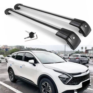 2Pcs Fits for Kia Sportage 2022 2023 Roof Rail Racks Cross Bars Crossbars - Imagen 1 de 9