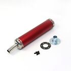 Red Universal Motorcycle Exhaust Muffler Silence Silencer Pipe For Harley Honda