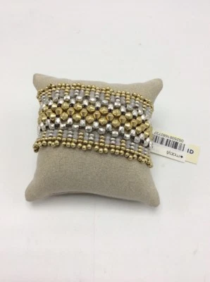 $59 Lucky Brand dos tonos cuentas declaración flex pulsera m2 Foto 1 de 4