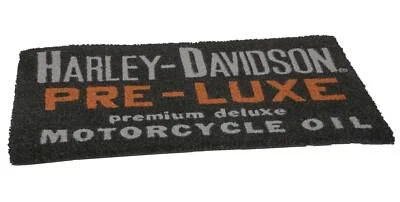Alfombrilla de entrada Harley-Davidson Pre-Luxe, 30x20 pulgadas, antideslizante, negra