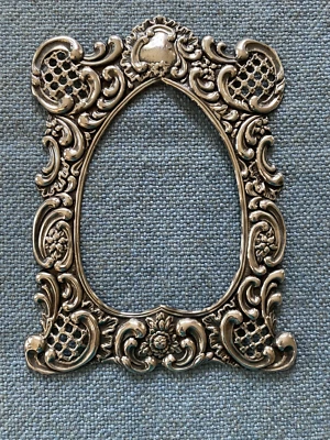 ANTIGUO MARCO DE FOTOS SHEFFIELD STERLING 1898 - 8" de alto Foto 1 de 4