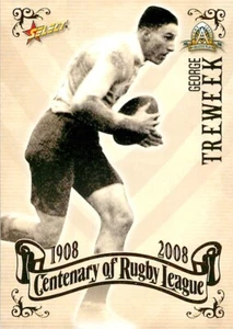 2008 SOUTH SYDNEY RABBITOHS NRL Card GEORGE TREWEEK Centenary - Picture 1 of 2