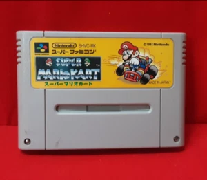 SUPER MARIO KART Cartridge Only Super Famicom Nintendo sfc fg0011 - Picture 1 of 7