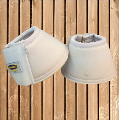 Euroriding Hufglocken Neopren , Sprungglocken Neopren, weiß, Farbfehler 2 - Bild 1 von 2