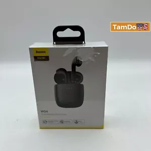 Baseus W04 TWS Bluetooth Earphone 5.0 True Wireless Earbuds, Black (New) - Picture 1 of 5