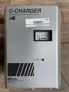 CHARLES INDUSTRIES 93-CI2410-EB C-CHARGER 120V AC 24 VOLT DC LEAD ACID BATTERY - Picture 1 of 6