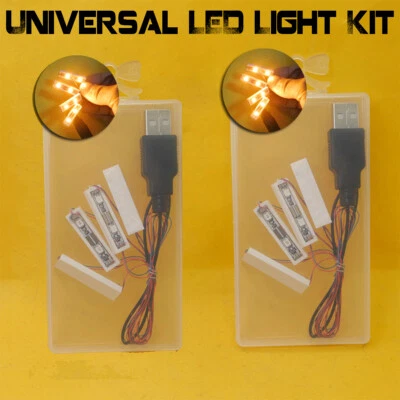 Pour LEGO Jouets 10220 21108 Lumières d'interface USB 4 LED à Barre Lumineuse - Photo 1/4
