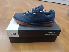 Crank Brothers Stamp Lace Flat MTB Shoes,Navy/Silver/Gum outsole.UK 9.5, £114!