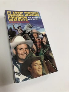 Classic Singing Cowboys 1994 VHS Tape, Gene Autry, Roy Rogers & More - Picture 1 of 5