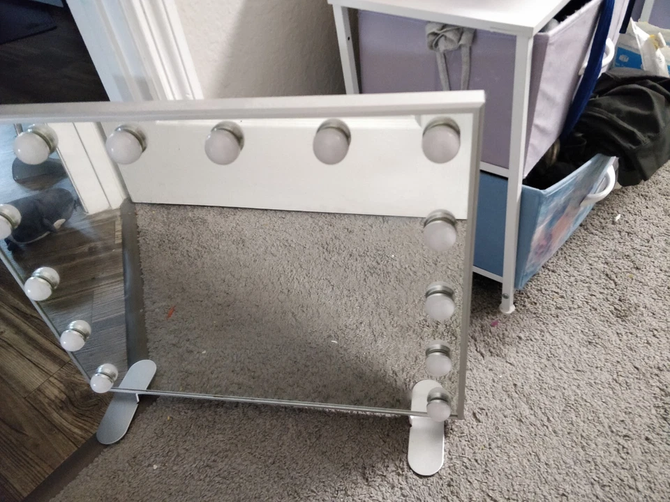 Make up Mirror Lights 10 LED Kit Bulbs Vanity Light Dimmable Lamp Hollywood PC - Image 1 of 1