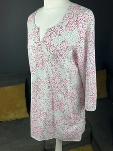 Seasalt Swanpool Baumwolle Kaftan Stil Tunika Größe UK 10 aufgesetzte Tasche Sommer T2 - Bild 1 von 12