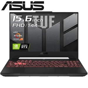 ASUS 15.6" TUF Gaming Laptop 144Hz 7435HS 16GB 512GB SSD RTX4050 FA507NUR-LP099W - Picture 1 of 8