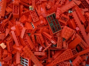 LEGO Lot 100+ Pieces Black White Gray - Picture 1 of 39