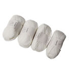 4x Cotton Yarn 3mm Elastic Knitting Yarn For Clothes Accessory(Creamy White) SG5