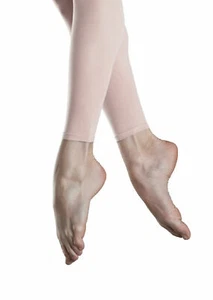 Capezio 1806 Women's Size Small Pink Ultra Shimmery Footless Tights - Picture 1 of 1
