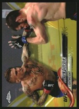 2018 Topps Chrome UFC Gold #23 Dustin Poirier /50