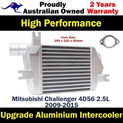 Upgrade Aluminium 60mm Intercooler+Gasket For Mitsubishi Challenger 2009-2015 - image 1 of 4