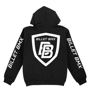 BILLET BMX SHIELD LOGO PULL OVER HOODIE BLACK - Bild 1 von 8