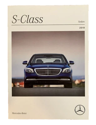2018 Mercedes Benz S-Class S63 S65 AMG S560 S450 40-page Car Brochure Catalog - Image 1 of 4