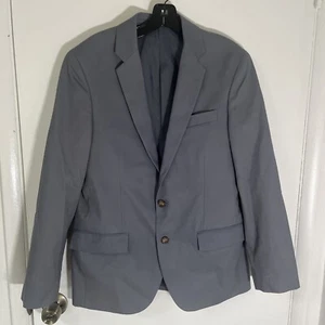 J. CREW Thompson Sport Coat Men’s 38s - Gray Cotton Suit Jacket Blazer - Picture 1 of 13