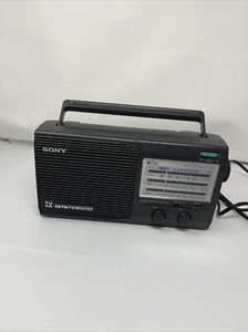 SONY ICF-34 Weather/TV/FM/AM 4 Band Portable Radio Works - Picture 1 of 6