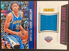 2013 Panini National Convention Anthony Davis Rookie Materials Jersey #BK2 Laker