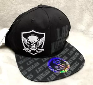 NEU Top Level NFL LAS VEGAS RAIDERS schwarz Snapback bestickt Baseball Cap Einheitsgröße - Bild 1 von 10