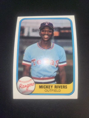 1981 Fleer Texas Rangers You Pick The Player Card - Image 1 of 4
