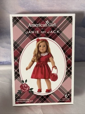 AMERICAN GIRL- HOLLY-RED-PARTY DRESS-NIB - Image 1 of 4