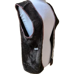 London Fog Vintage Zip In Kunstfellfutter NUR Herren 38 L, braun, Biker Cosplay - Bild 1 von 14