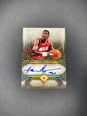 2006-07 Upper Deck Hakeem Olajuwon Ultimate Signatures automático Foto 1 de 2