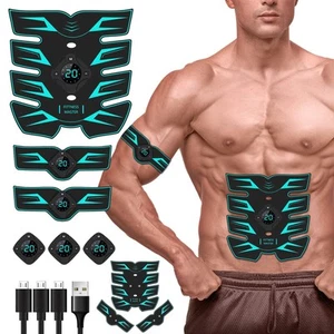 Bauchmuskelstimulator, EMS Muskelstimulator Fitnessgerät für Bauch Arme Shou... - Bild 1 von 7