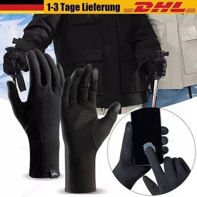 LYN PREMIUM Winter Handschuhe Damen Herren Fahrrad Thermo Warme Hande Touchscreen DE