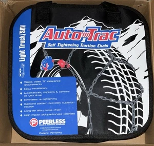 Peerless 0232105 AutoTrac Self-Tightening Light Truck/SUV Tire Snow Chains - Picture 1 of 3