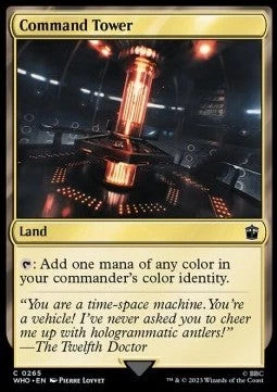 Magic/MTG Command Tower (V.3) WHO-265 Common Englisch Neu - Bild 1 von 2