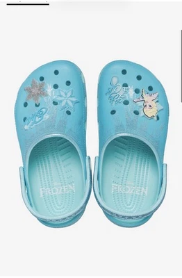 ZUECOS CLÁSICOS CROCS FROZEN ELSA - NIÑAS ESCUELA PRIMARIA TALLA 5  Foto 1 de 4