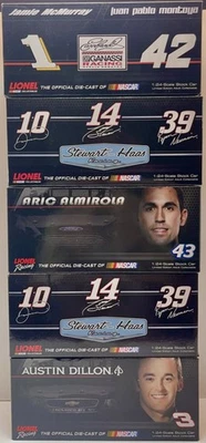 (5) LIONEL Racing 1/24 🏁NASCAR Diecast 2013/14 # 1,3,14, 39,43 - Cajas 🏎️ Foto 1 de 4