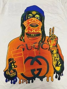LIL WEEZYANA Fest 2024 Lil Wayne long sleeve white T-SHIRT size LARGE - Picture 1 of 24