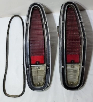 VINTAGE ORIGINAL 1966 MERCURY COMET VOYAGER STATION WAGON TAIL LIGHTS - Image 1 of 4
