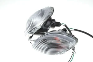 Front Turn Signal With Bulb Fit Suzuki 99-07 Hayabusa GSX1300R STR Clear - Picture 1 of 3