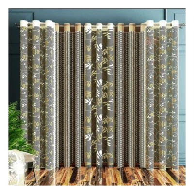 Gardinen Gardine Vorhänge Fertiggardine Fertigvorhang Dekoschal Gardine NATUR - Bild 1 von 4