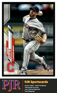 2020 Topps #223 Aaron Civale Cleveland Indians - Bild 1 von 2
