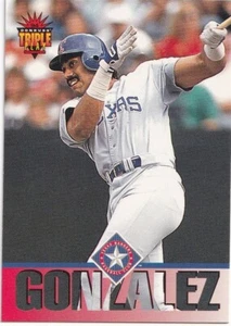 1994 Donruss Triple Play #194 Juan Gonzalez Texas Rangers - Picture 1 of 2