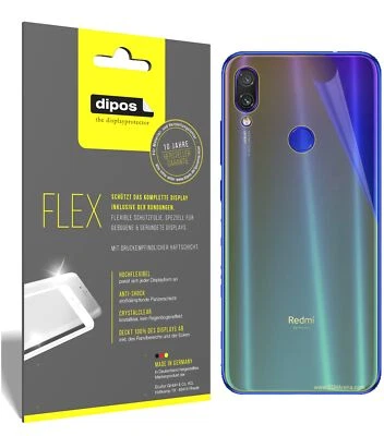 3x Protector Pantalla para Xiaomi Redmi Note 7S Trasero Película Protectora Fundas 100% Foto 1 de 4
