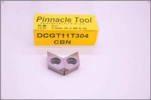 2pcs DCGT11T304 CBN carbide inserts turning inserts carbide bits for steel - Foto 1 di 4